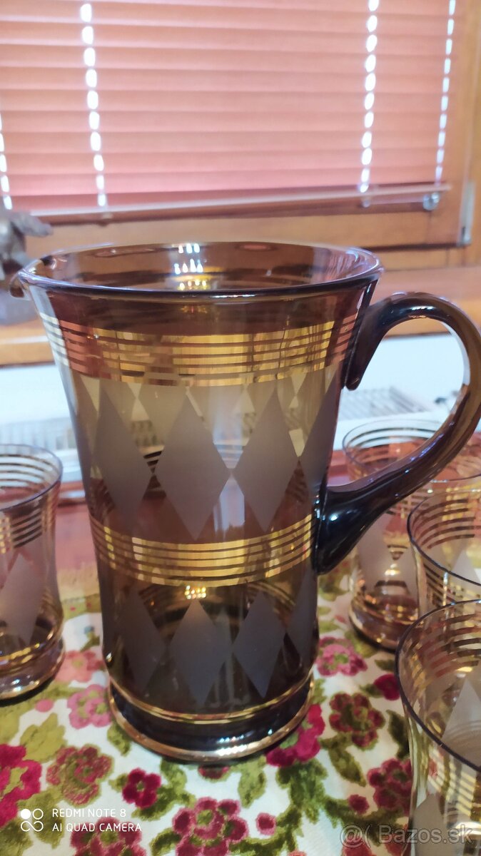 Retro krčah a poháre - 3