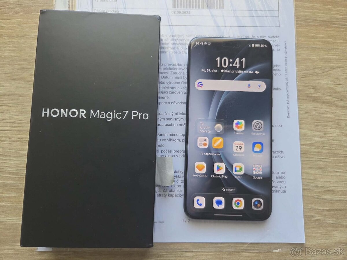 HONOR Magic7 Pro 12GB/512GB Black,top, zaruka - 3