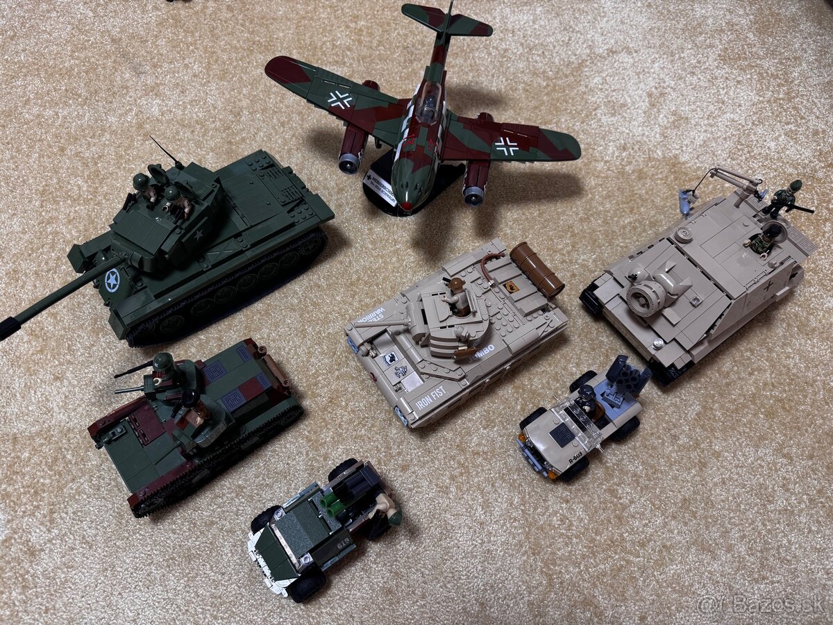 Cobi tanky - sada 7ks - 3