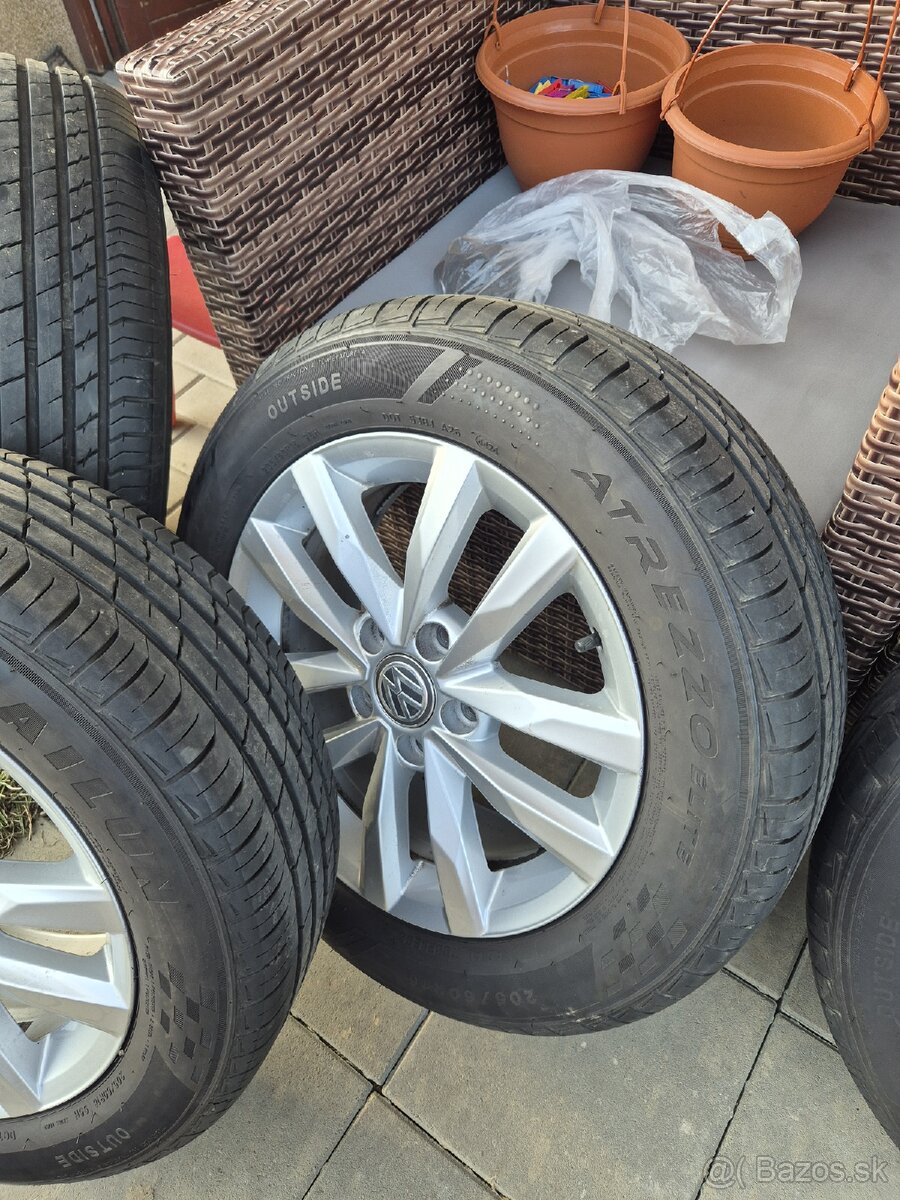 Predám hliníkové disky s pneumatiky. - 3