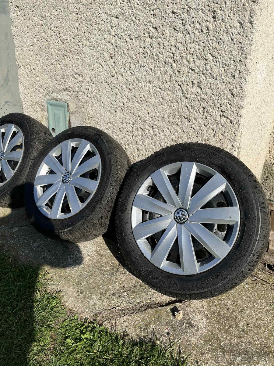 Plechové disky aj zo zimnými pneumatikami 5x112 R16 - 3