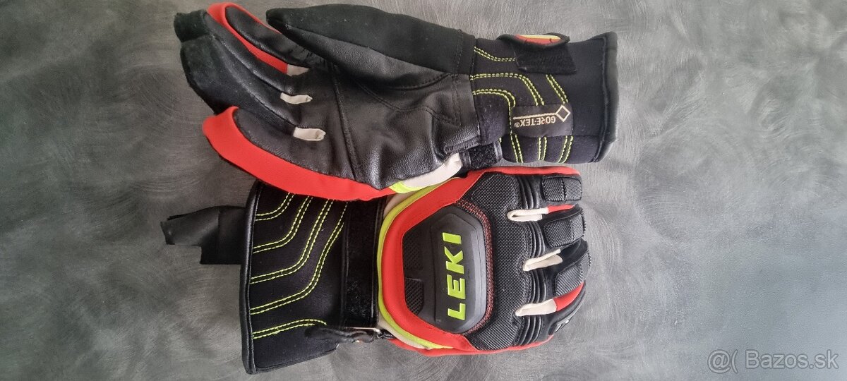 Predam detske pretekarske rukavice Leki s goretex, velkost 6 - 3