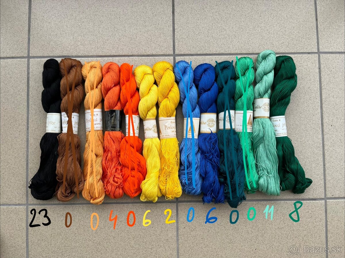 Perlovka 50g pradienka rôzne farby - 3