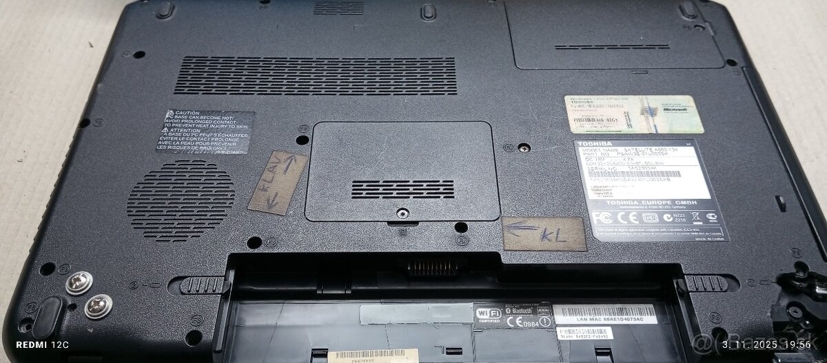 Toshiba satelite a660 - 3