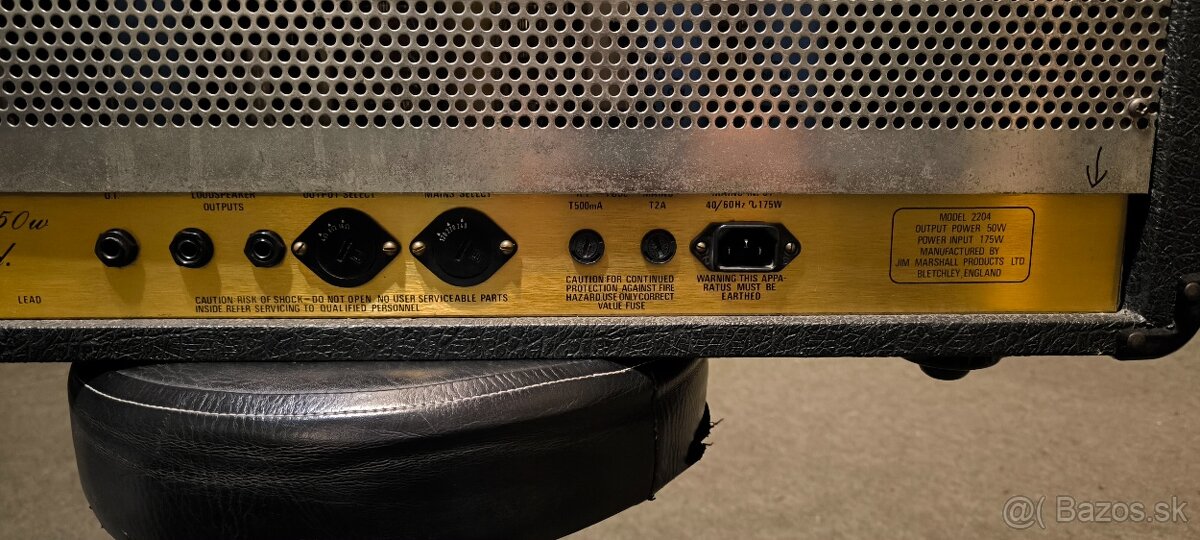 Marshall JCM800 head 50w 80roky +hardcase - 3