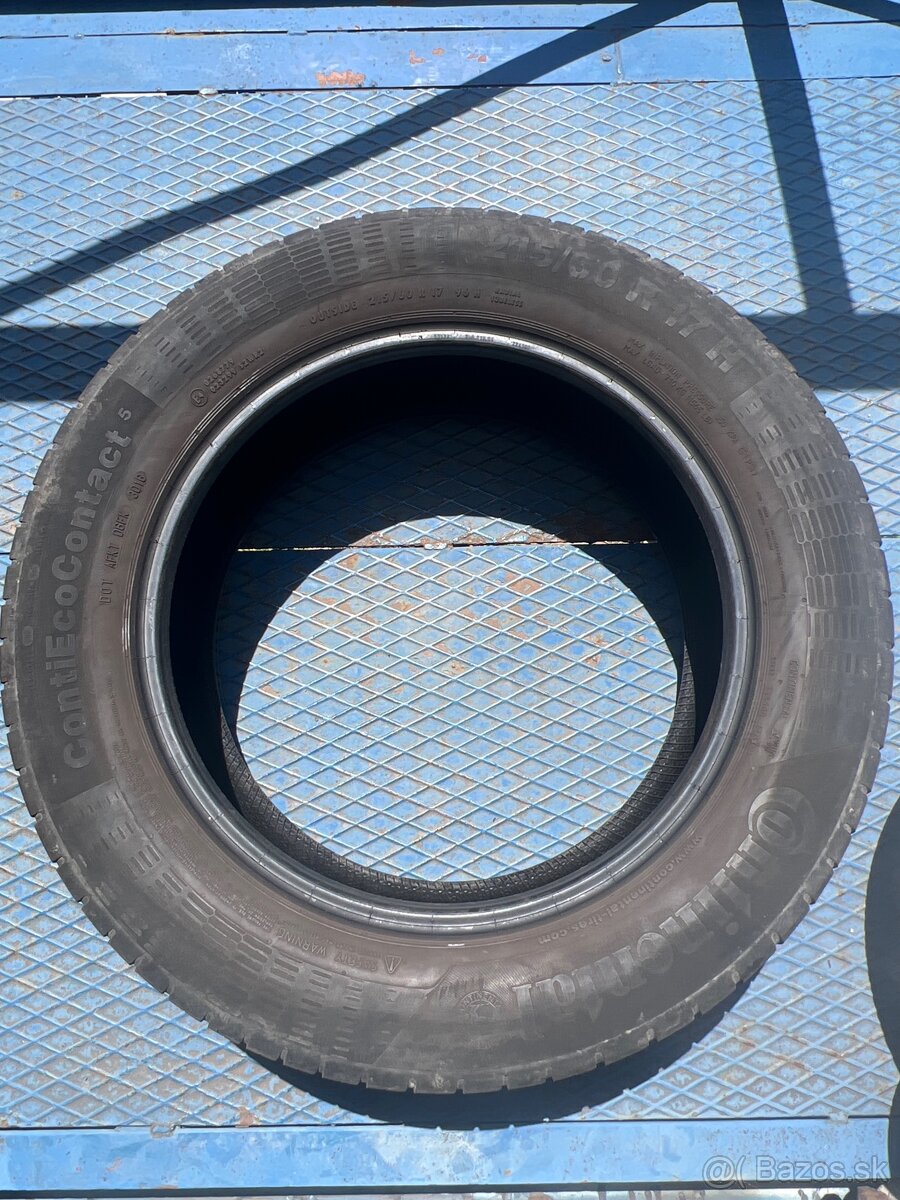 Predam letne pneumatiky Continetal 215/60 R17 - 3