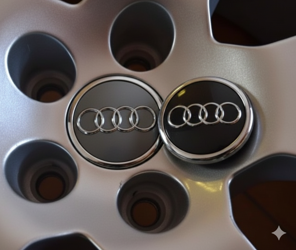 Stredove krytky - pukličky AUDI - 3