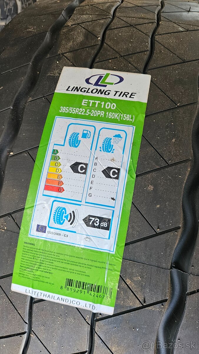 385/55 r22,5 ling long tire ett100 - 3