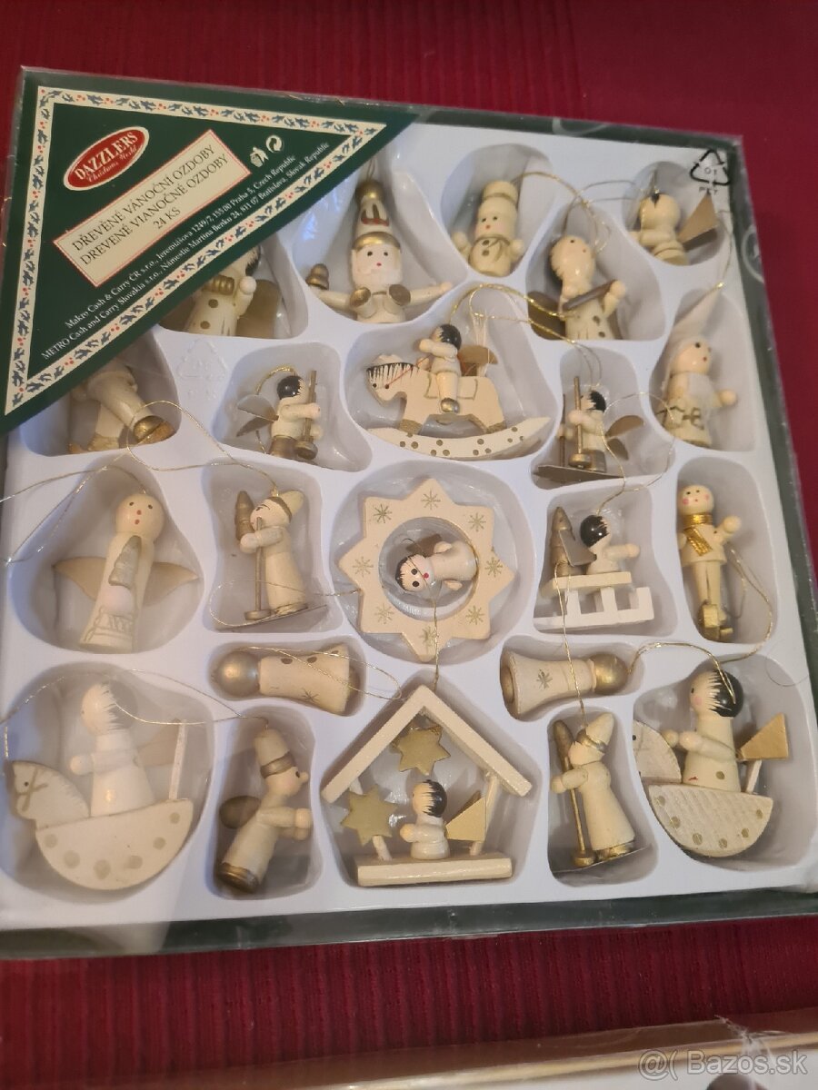 Drevené vianočné ozdoby - 3