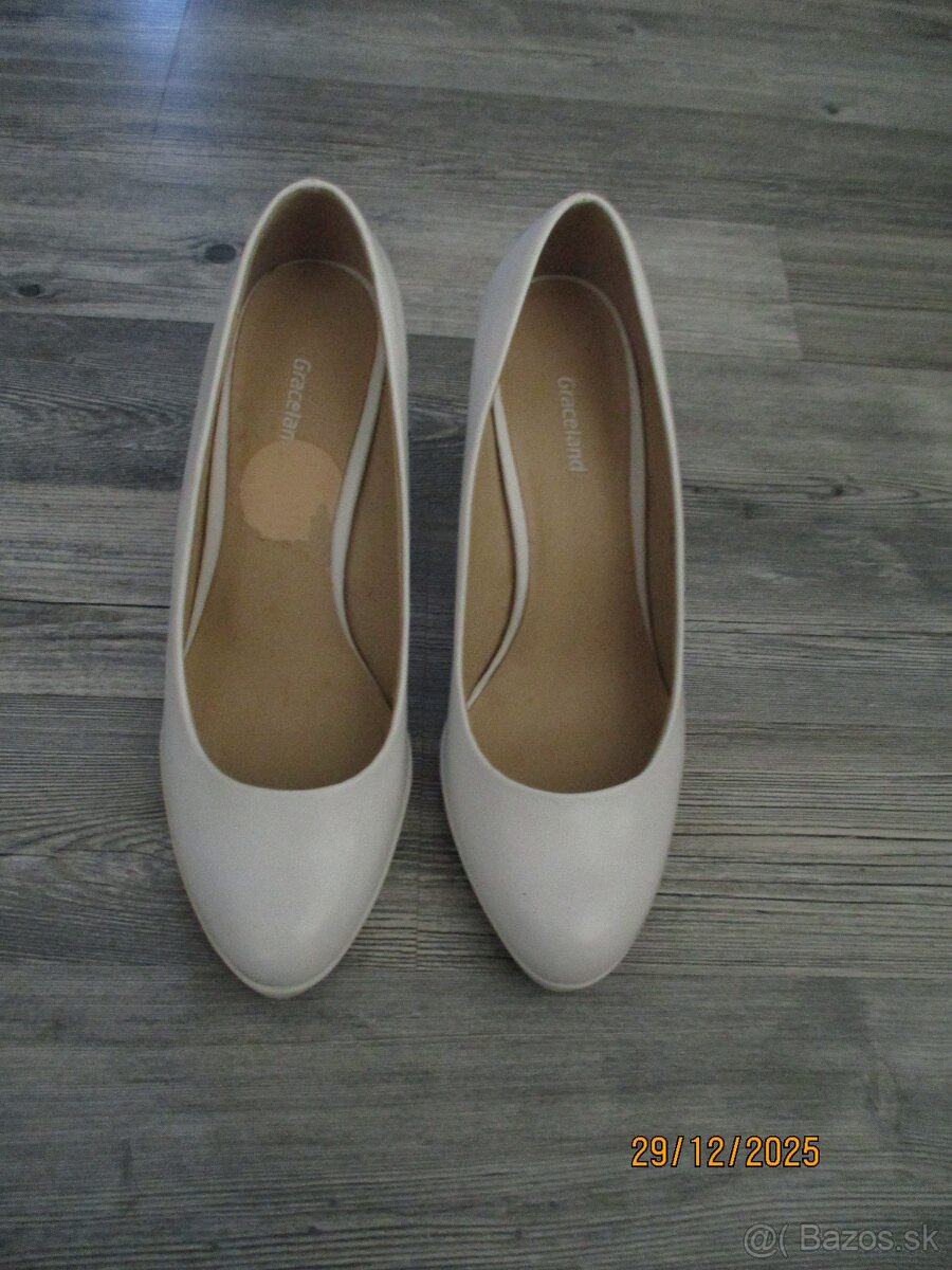 Biele lodičky veľ.38,5 - 3