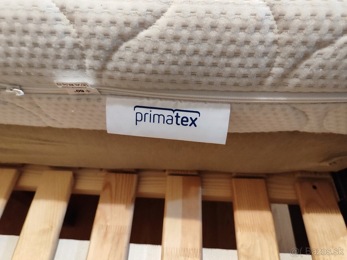 Manželska posteľ masív + 2x matrac - 3