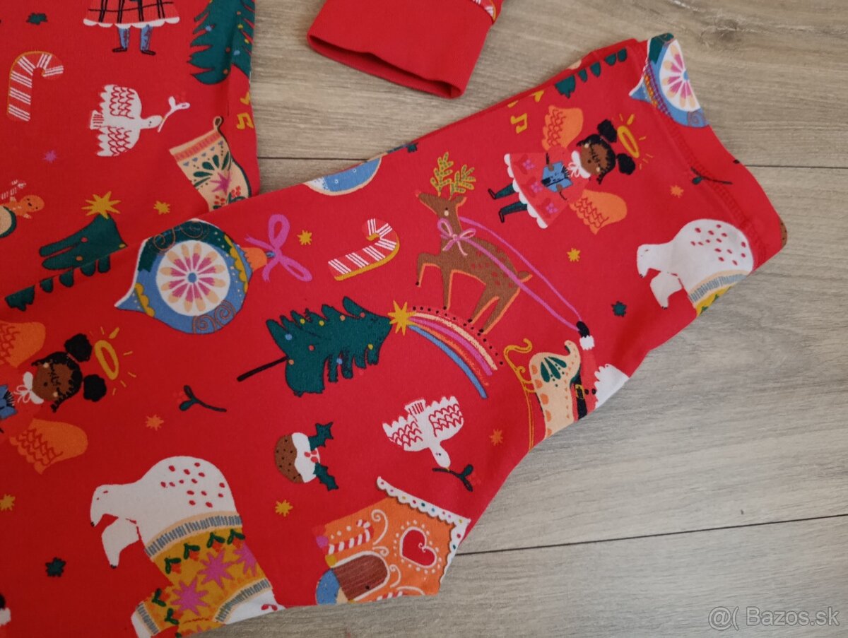 Vianočné pyzamo veľ.134 - 3