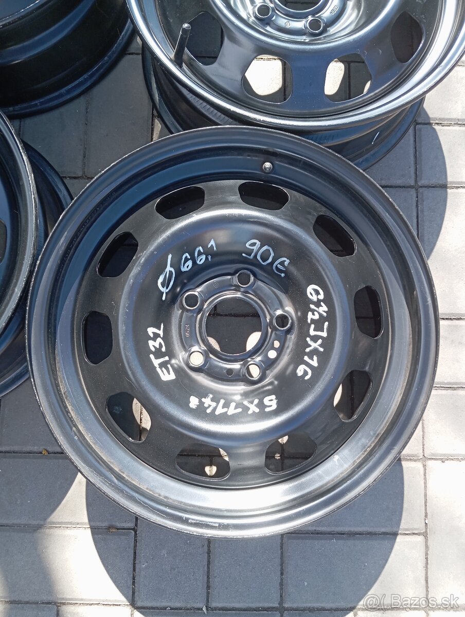 5x114,3 r16 plechové disky - 3