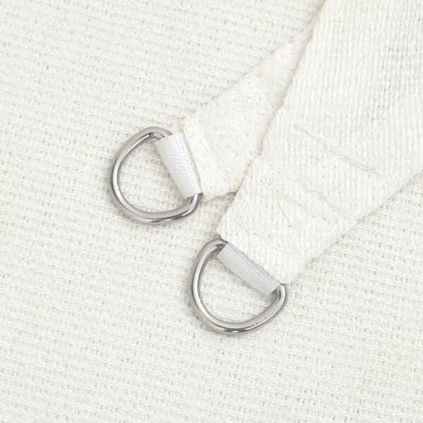 Tieniaca plachta 5x6x6 (trojuholník) biela HDPE - NOVÁ (2ks) - 3