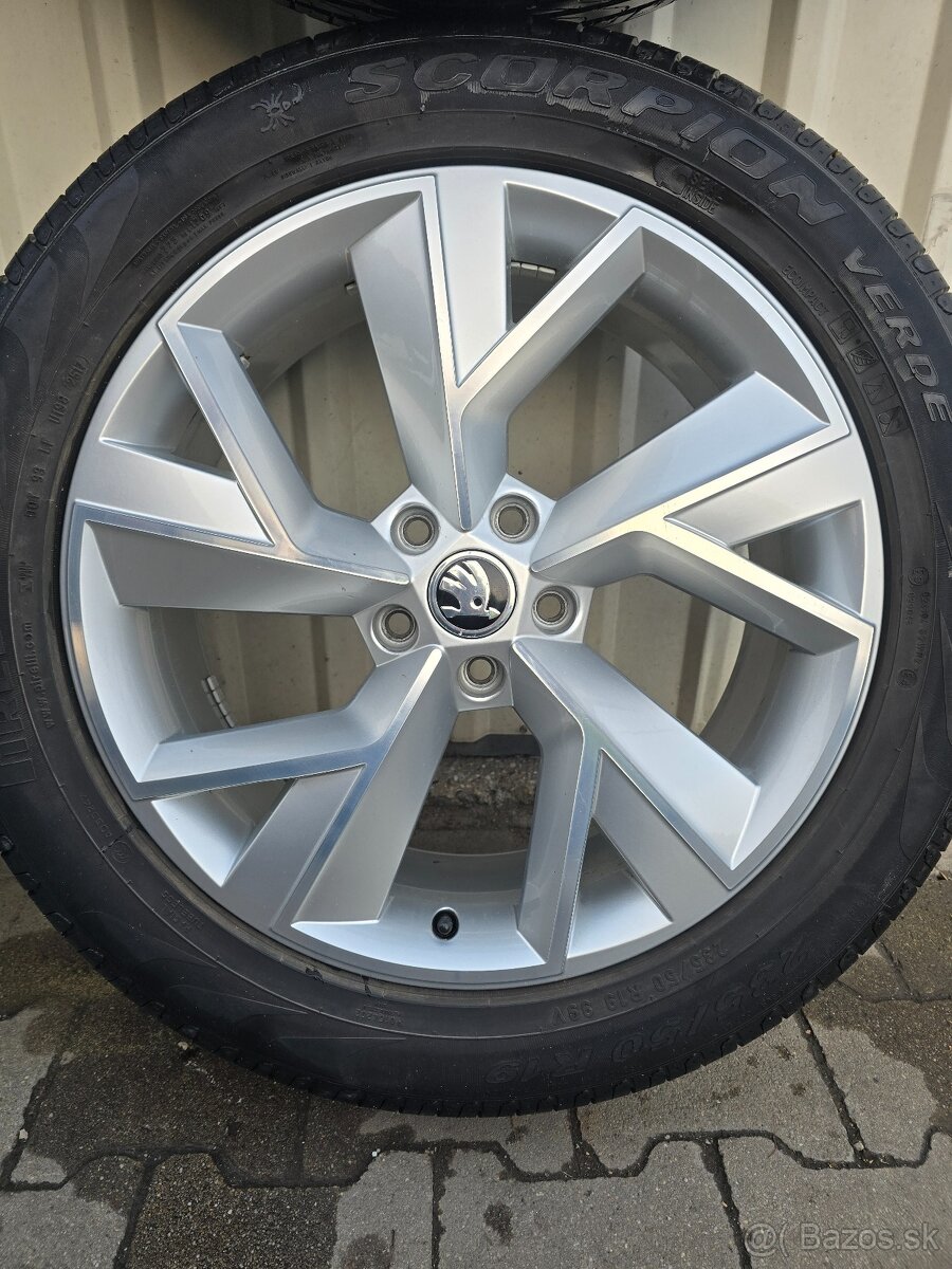 Letná sada 5x112 R19 original Škoda Kodiaq - 3