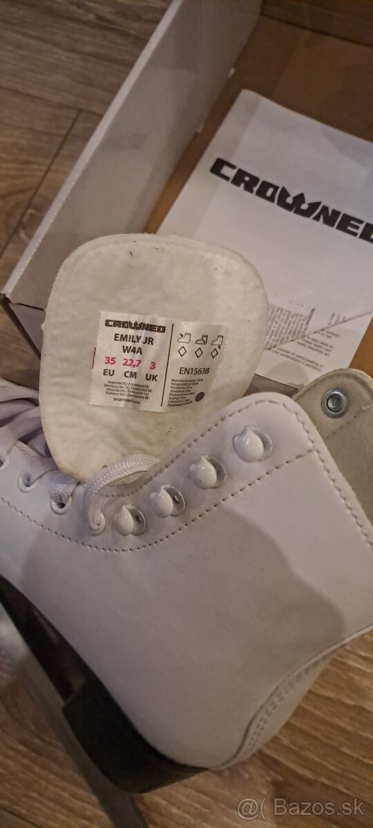 CROWNED Emily JR 35, 22.7cm korčule dievčenské detské - 3