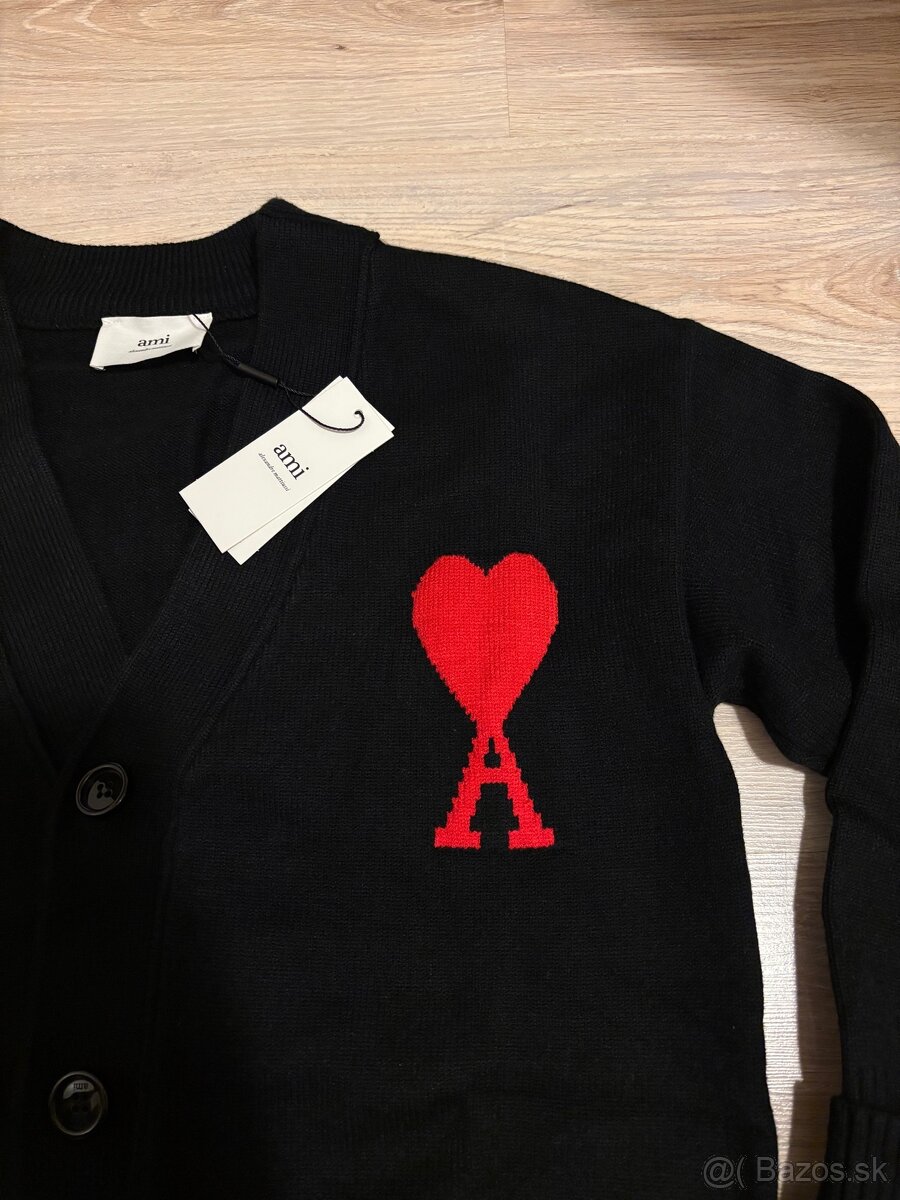 AMI Paris sveter - čierny (AMI1) - 3