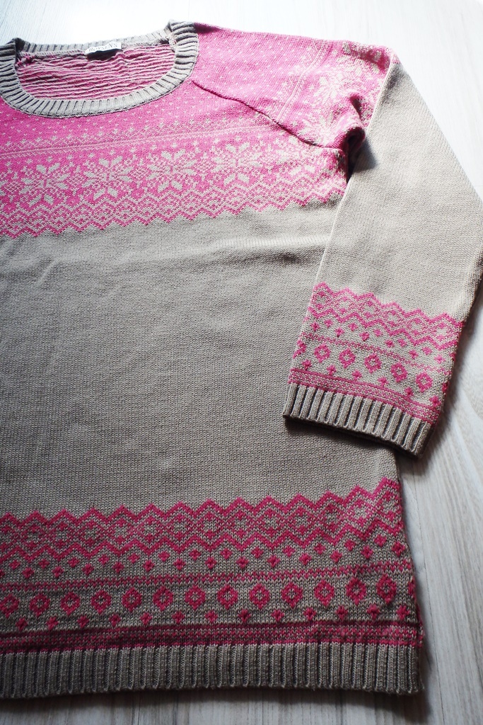 Ružovo hnedý sveter značky BOYSEN S, v. 44/46 - 3