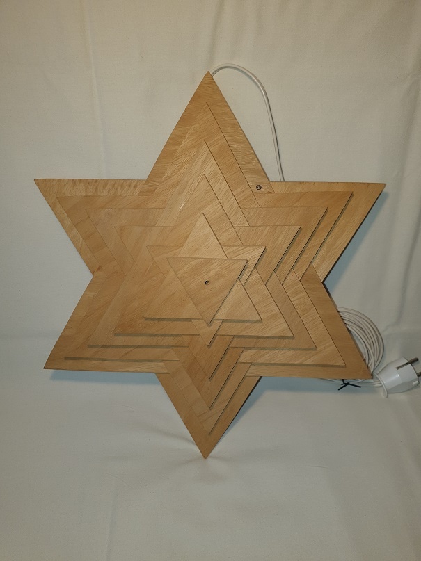 VIANOČNÁ HVIEZDA – LED-SVIETIACA - 3