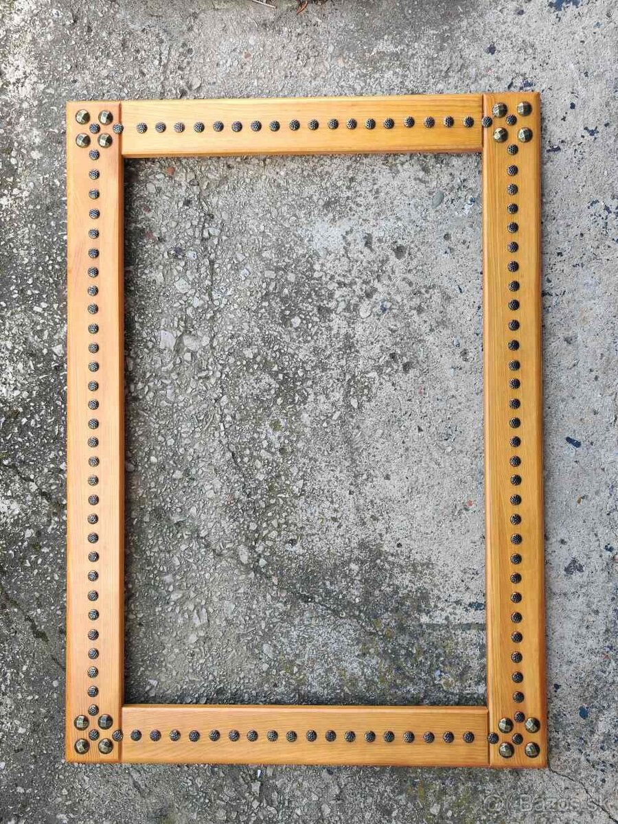 Masívny drevený rám 70 x 50cm - 3