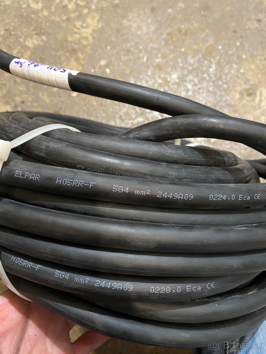 Kábel H05RR-F 5Gx4 mm2 silový - 3