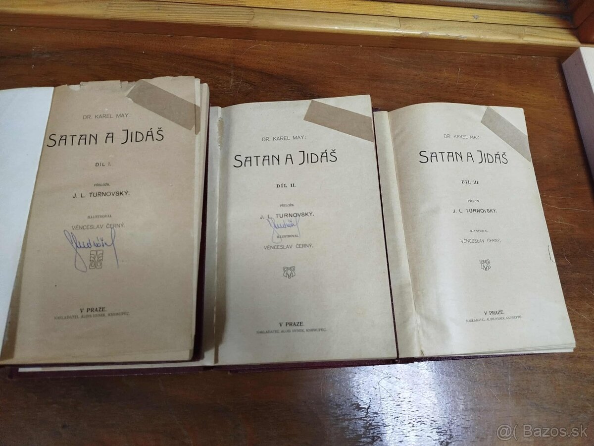 SATAN A JIDÁŠ I.+II.+III.--rok 1906--KAREL MAY--Ilustrácie V - 3