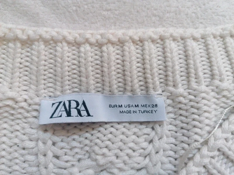 ZARA pletený sveter M - 3