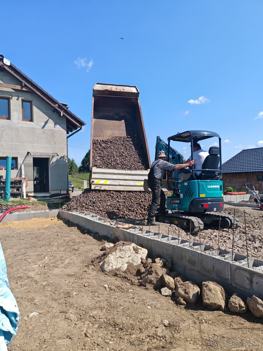 🚜 VÝKOPOVÉ PRÁCE – MINIBAGER | DUMPER | VALNÍK - 3