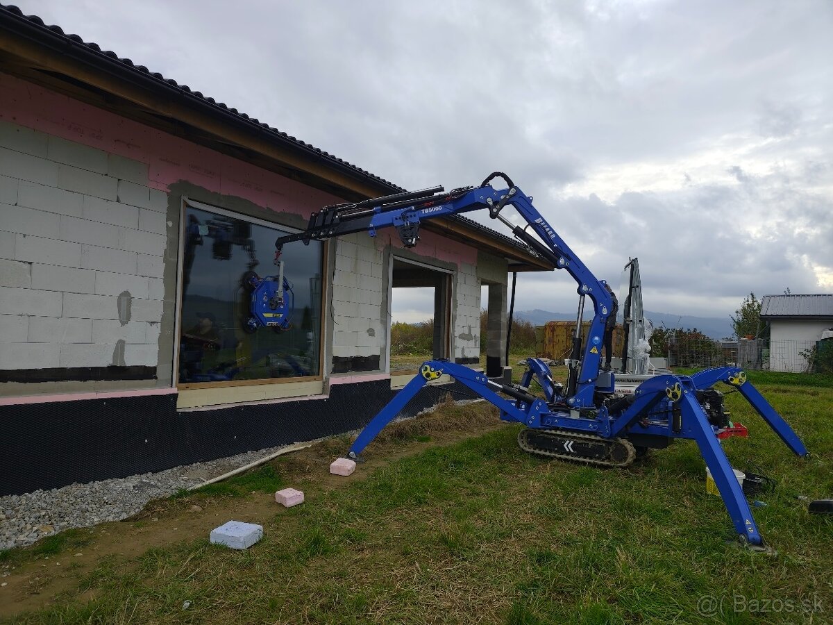 Žeriav, pásový mini žeriav .... - 3