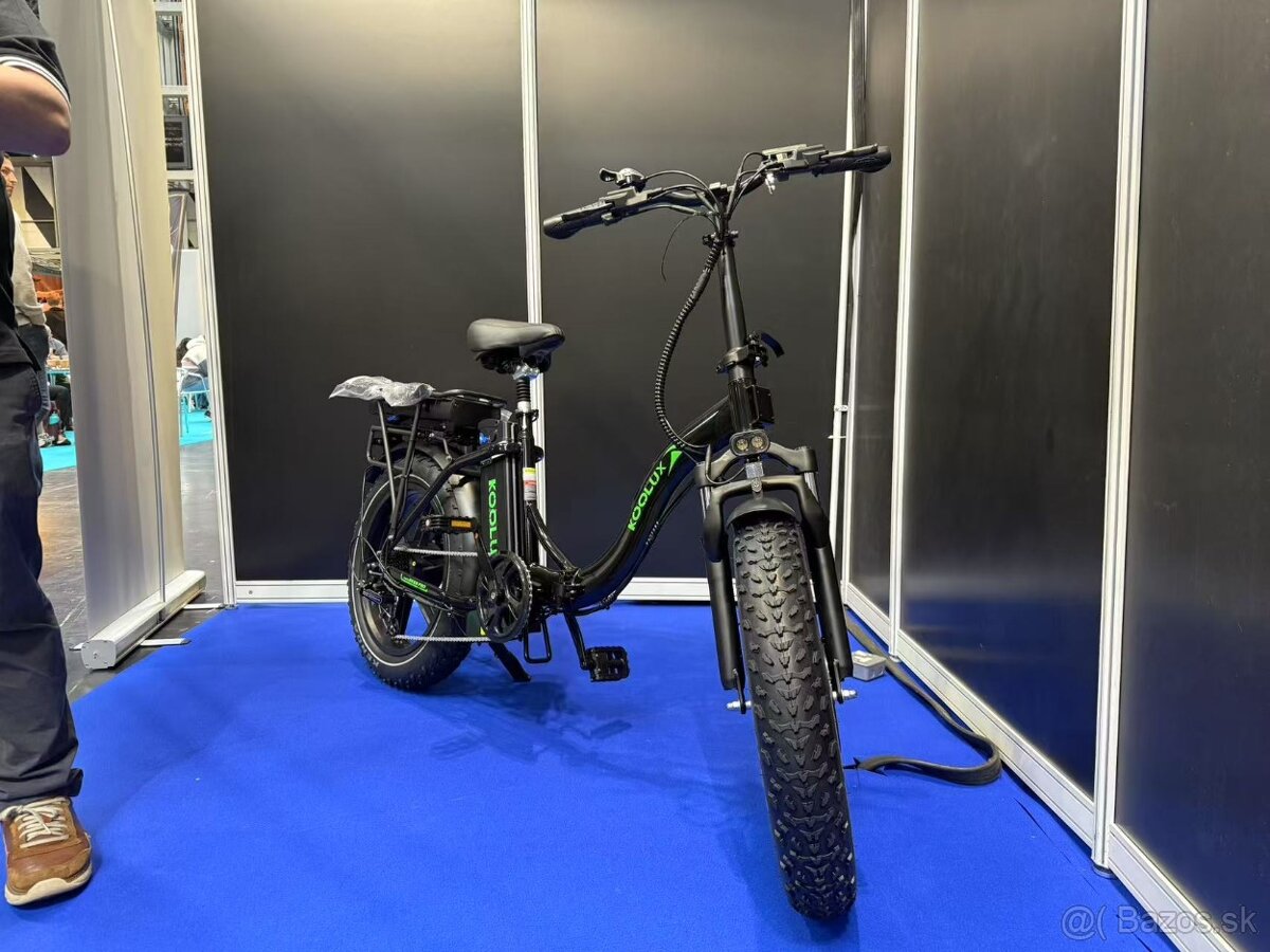 Skladací Elektrický bicykel 500 W 0 Km 24 Ah Bateria - 3