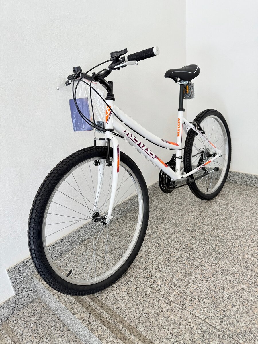 Kenzel COMPACT, 26, bicykel dámsky , veľ. 17, biely - 3