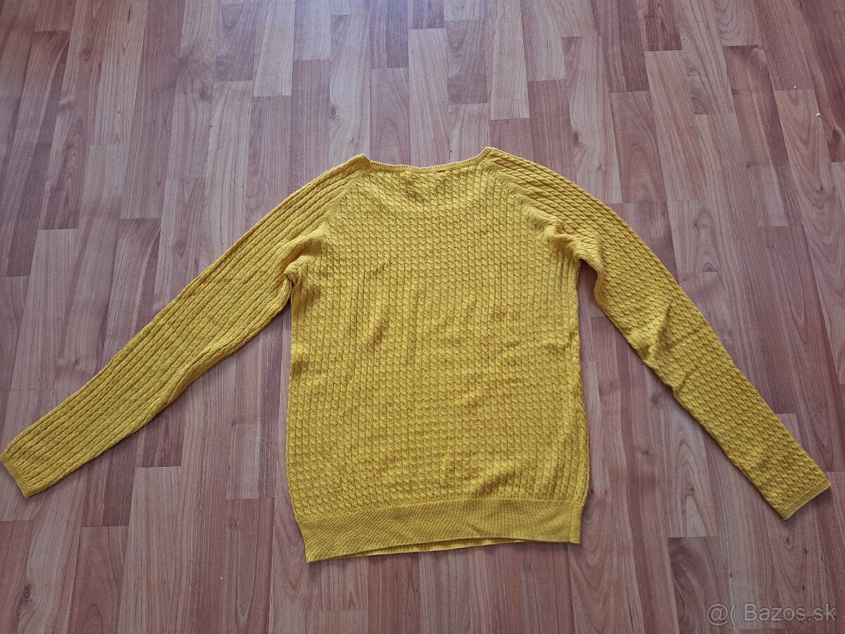 Pulovek horcicovej farby - 3