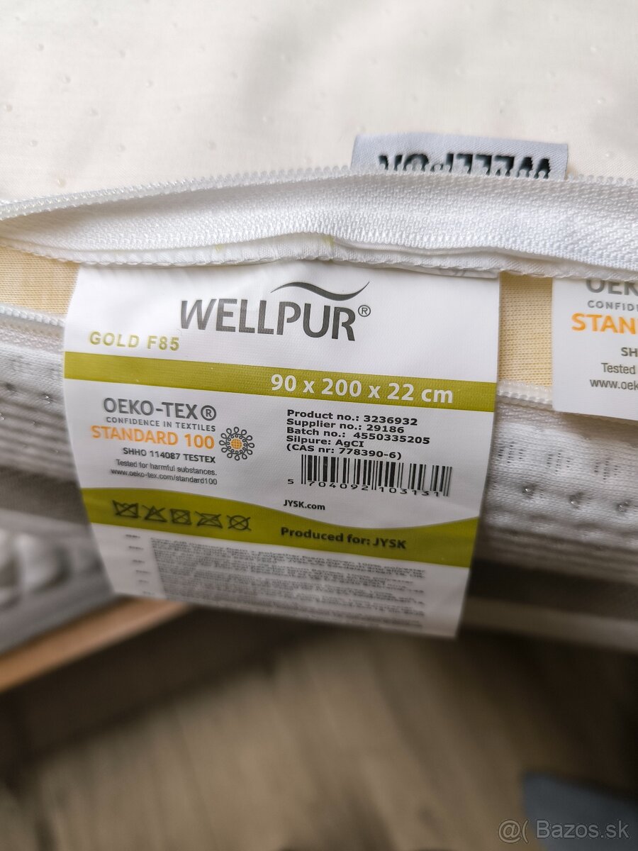 Predám matrac Wellpur Gold F85 - 3