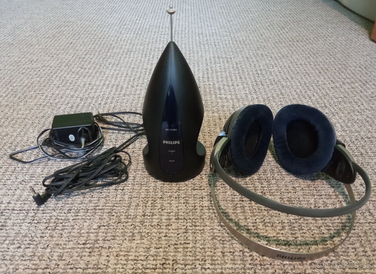 Bezdrôtové FM slúchadlá PHILIPS SBC HC802 - 3