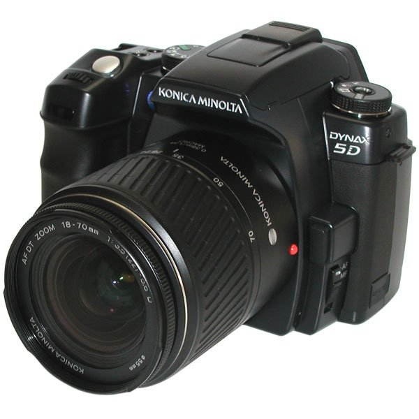 Konica Minolta Dynax 5D dva objektívy + príslušenstvo - 3