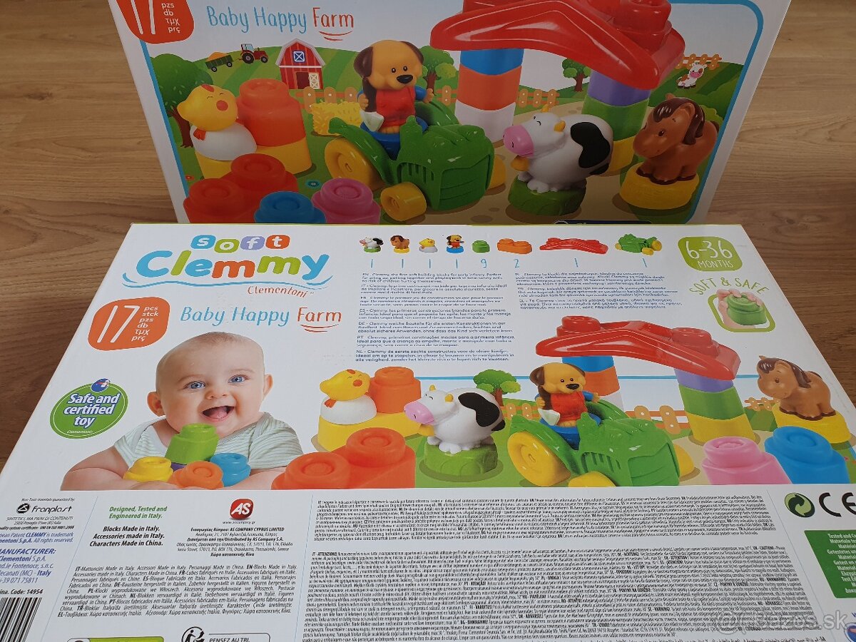 CLEMENTONI Farm + Senzorická Lopta - 3