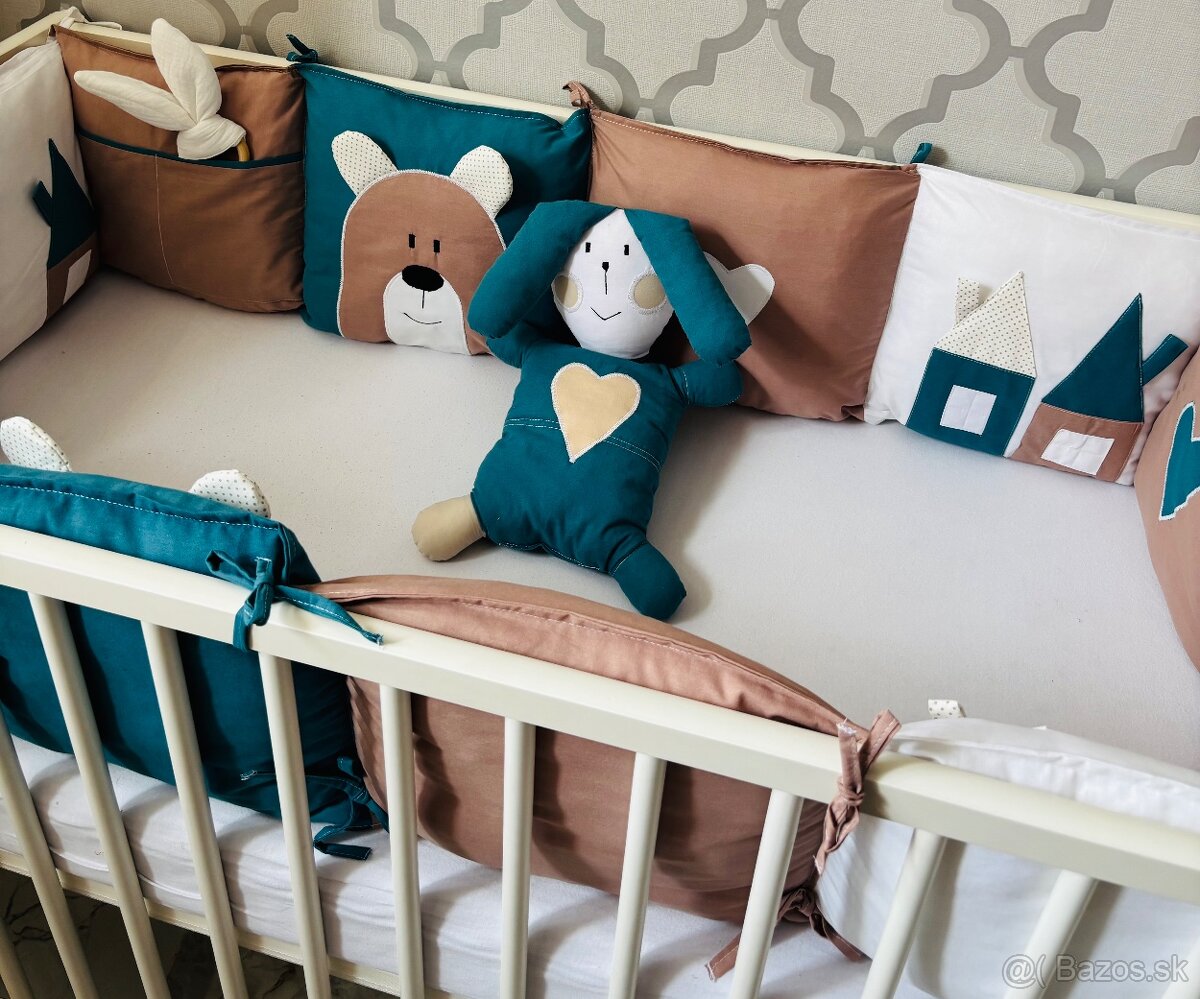 Bavlnený mantinel do detskej postieľky - 3