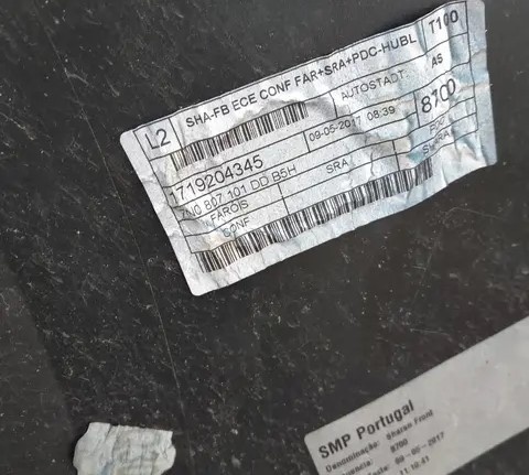 predni naraznik vw sharan 7n volkswagen 10- - 3