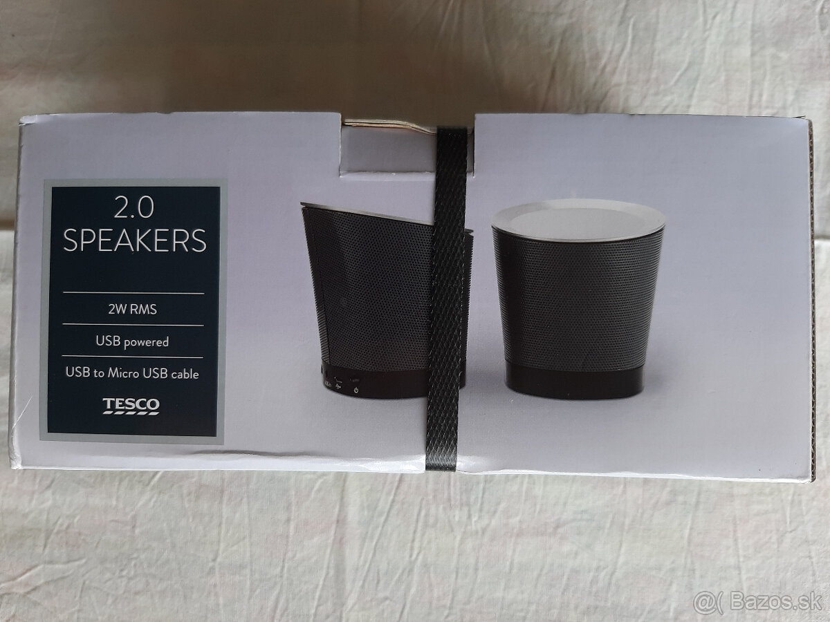 Predam nove stereo reproduktory Tesco 2W RMS - 3
