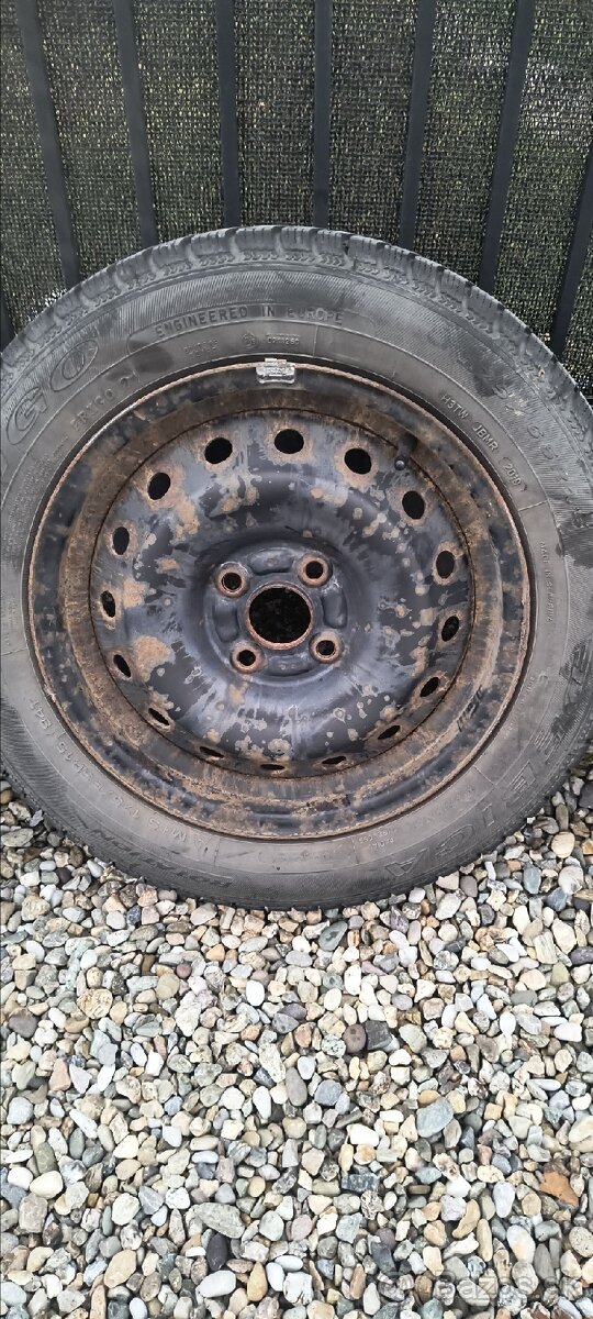 Predám 4 ks plechové disky 4x100 R15 - 3