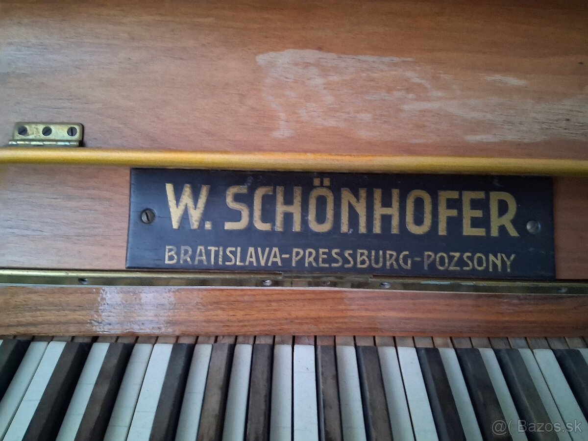 Piano/organ zn. W.Schönhofer - 3