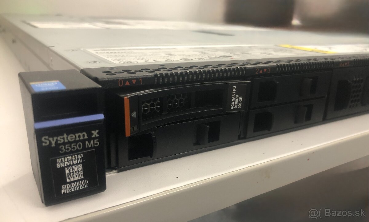 Server Lenovo System x3550 M5, 40 CPU, 384 GB RAM - 3