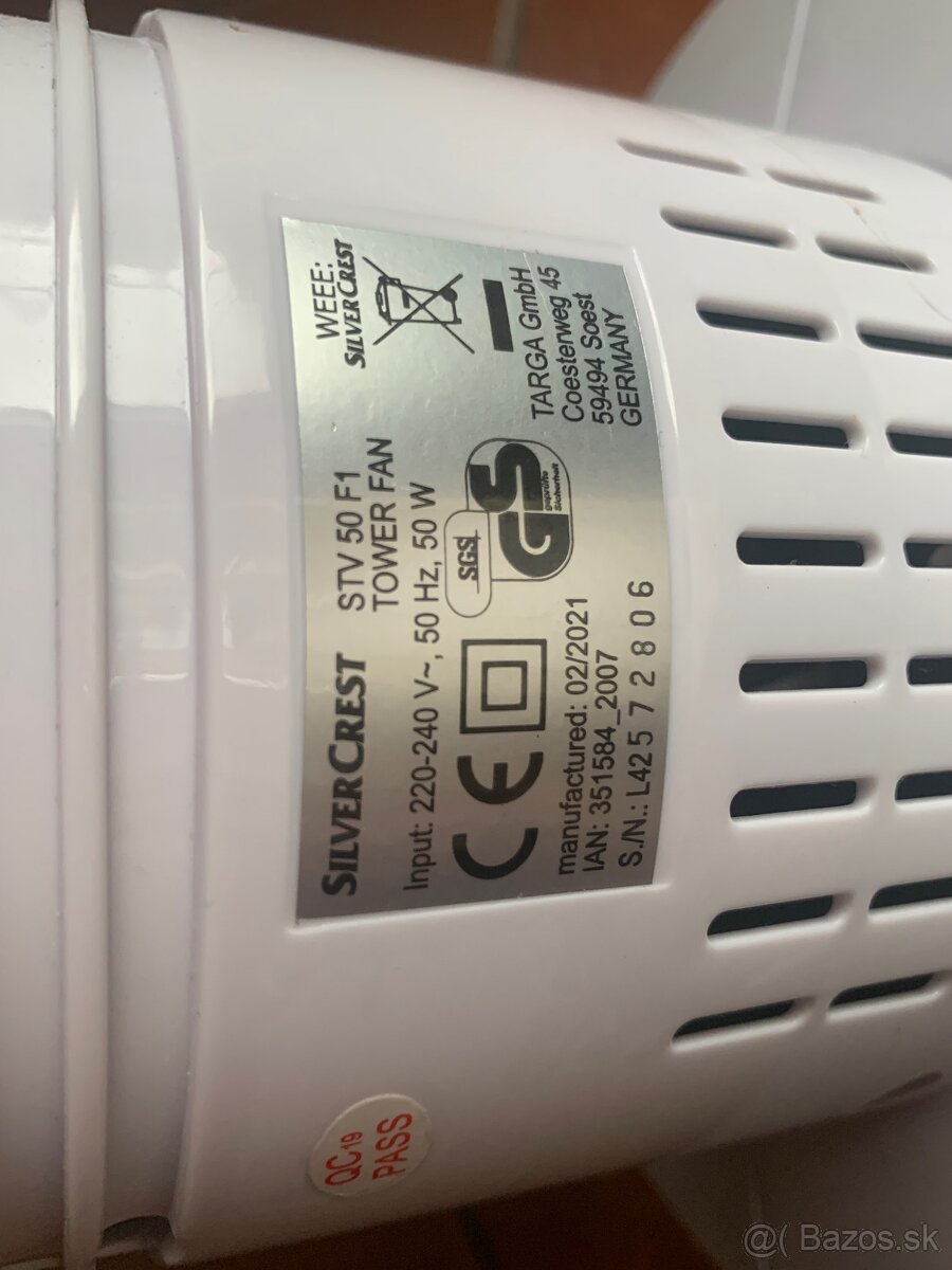 Ventilátor SilverCrest - 3