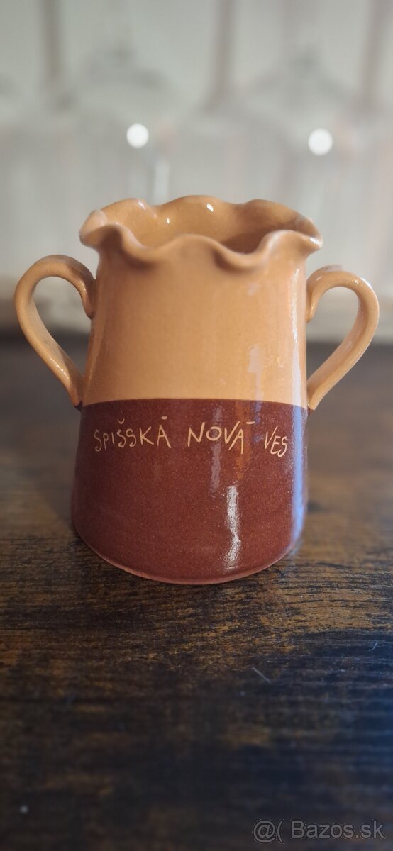 Keramický hrnček -džbán,,Spišská Nová Ves,, - 3