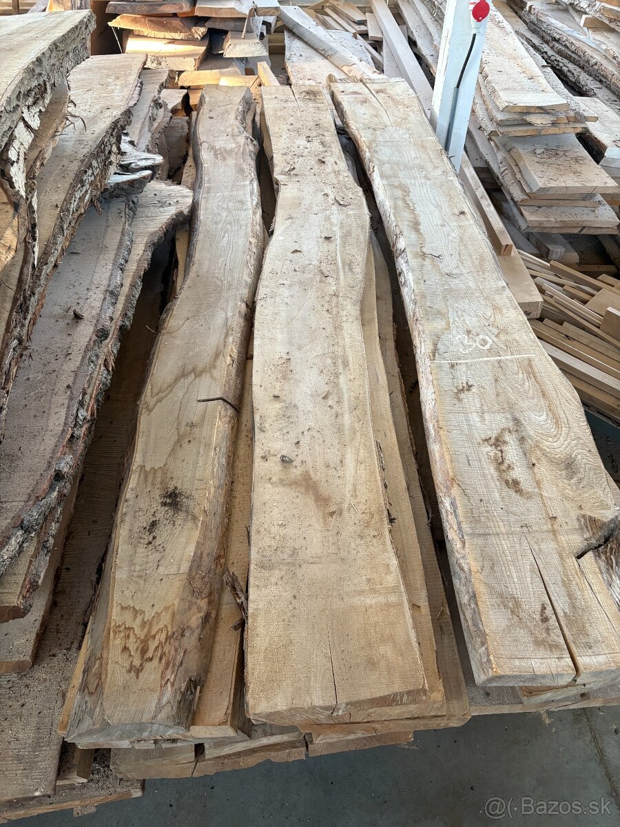 Vysušené brestové fošne, brest horský, 52 mm - 3