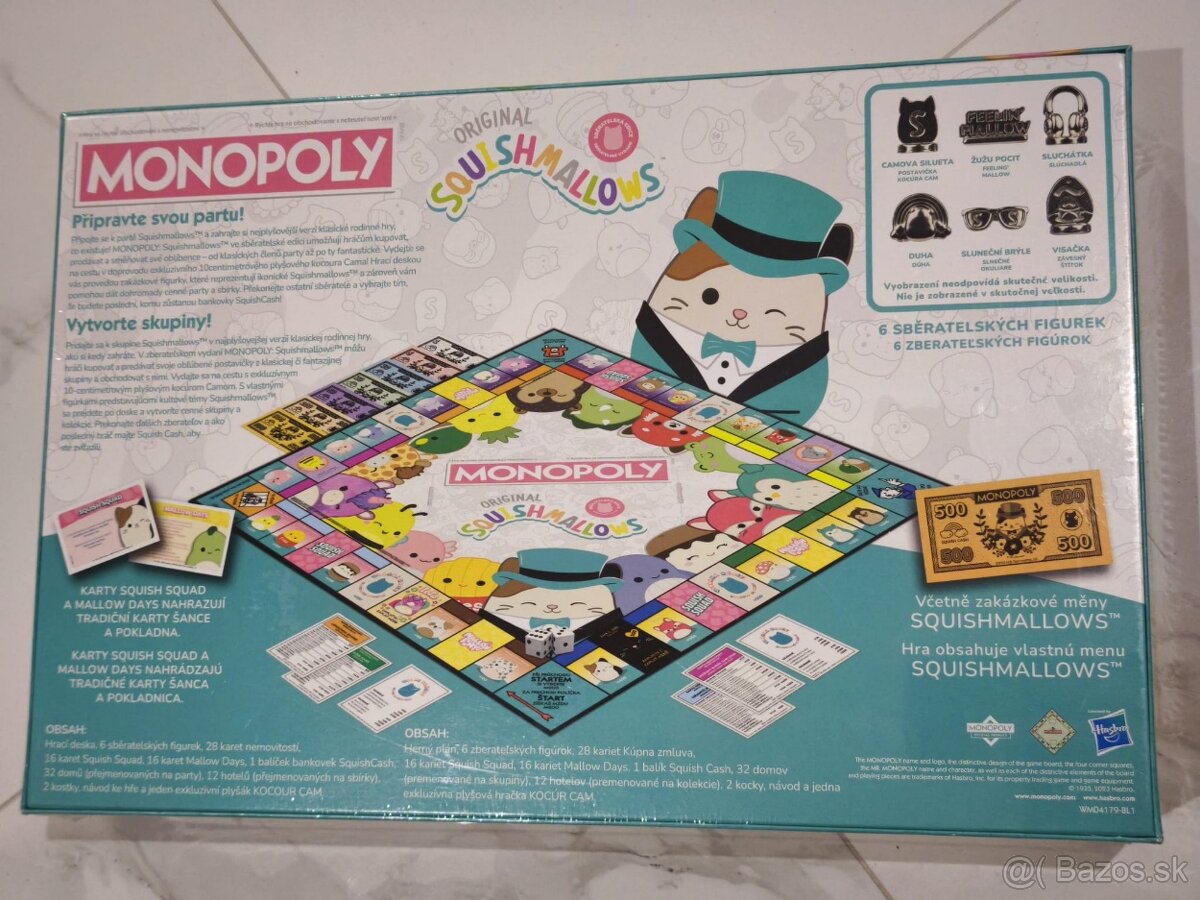Predám čisto nové Monopoly Squishmallows Zberateľska edícia - 3