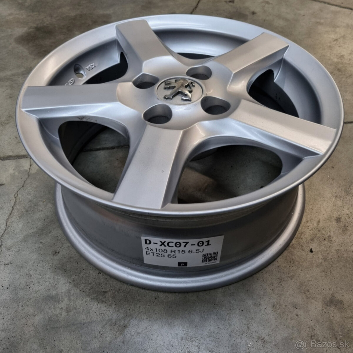 Hliníkové disky 4x108 R15 6,5J ET25 - 3