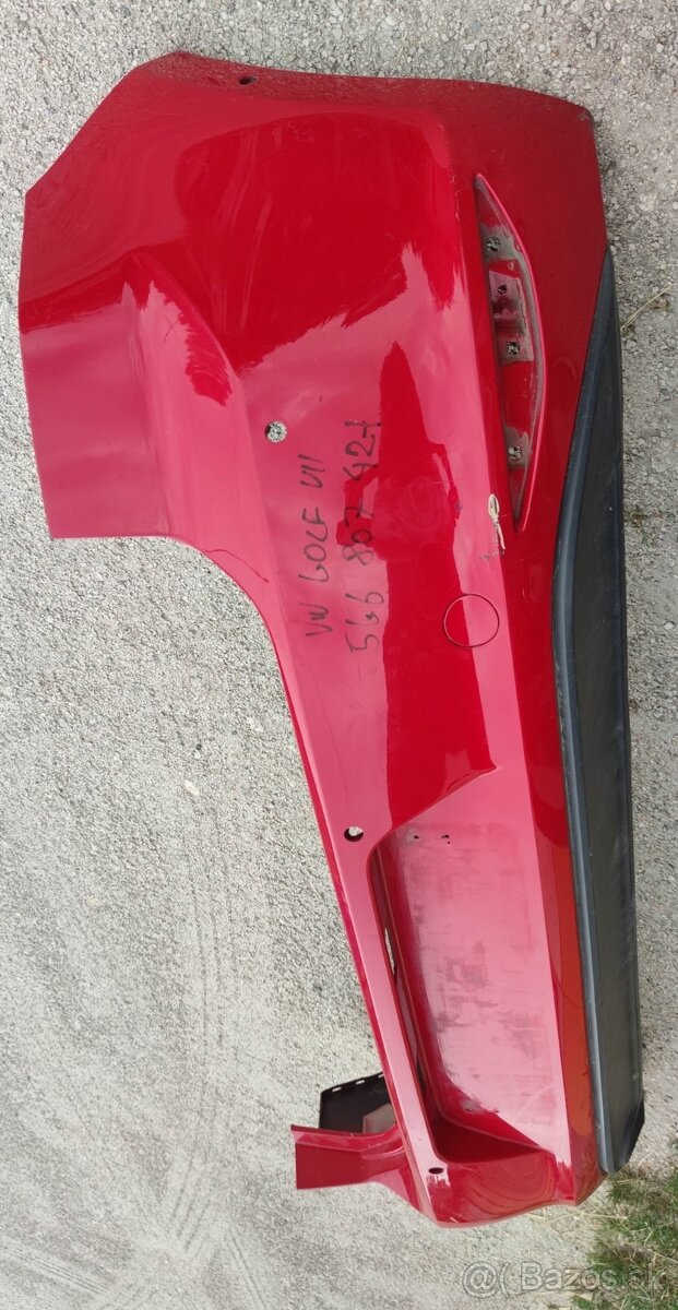 VW Golf 7 VII hatchback zadny naraznik 5G9807421 - 3