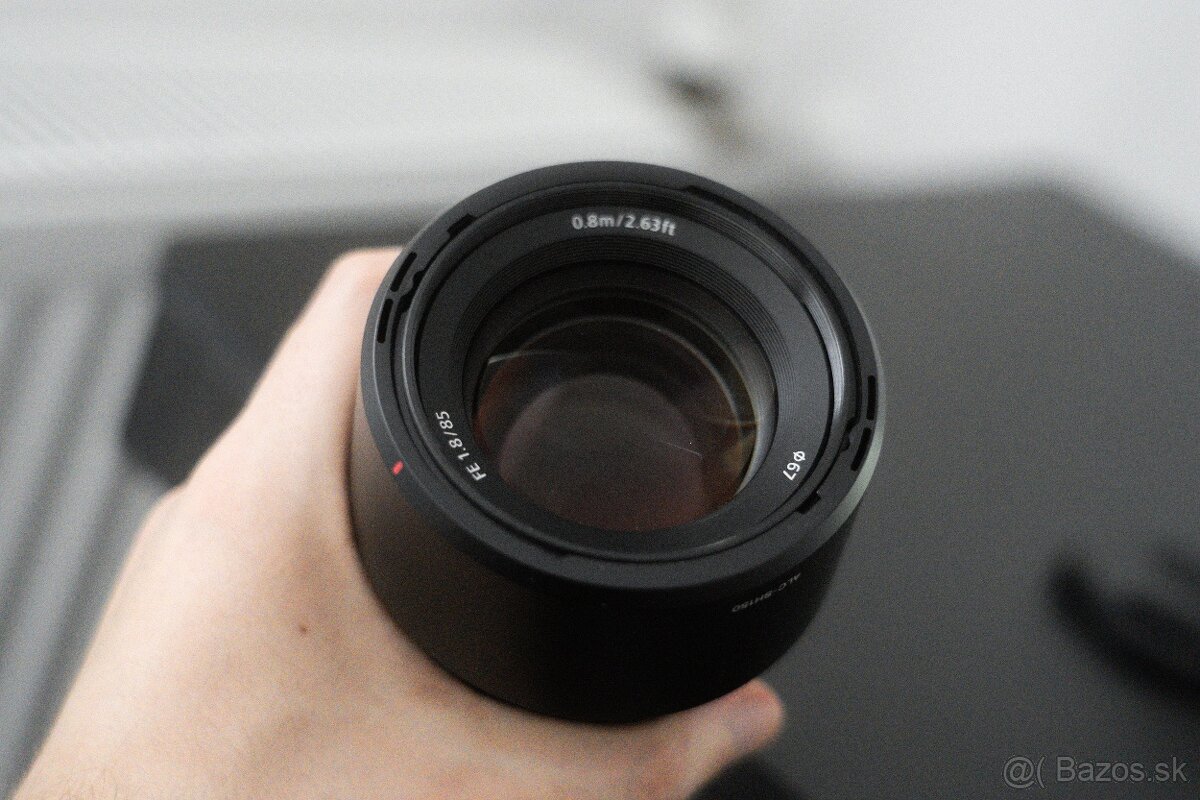 Objektív Sony FE 85 mm f/1.8 - 3