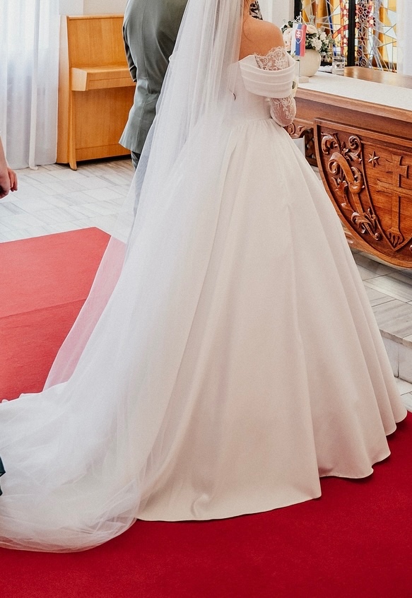 Svadobné šaty-1x oblečené - 3